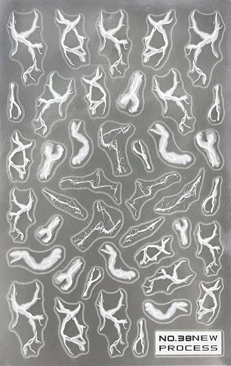 New Craft Thin Tough Frosted Nail Sticker