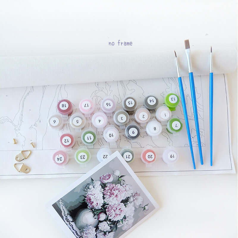 Child On A Beach - Diy Painting By Numbers Kits