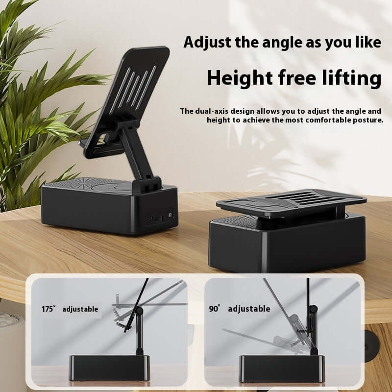 Smart Rotating Mobile Phone Bracket Bluetooth Audio Power Bank