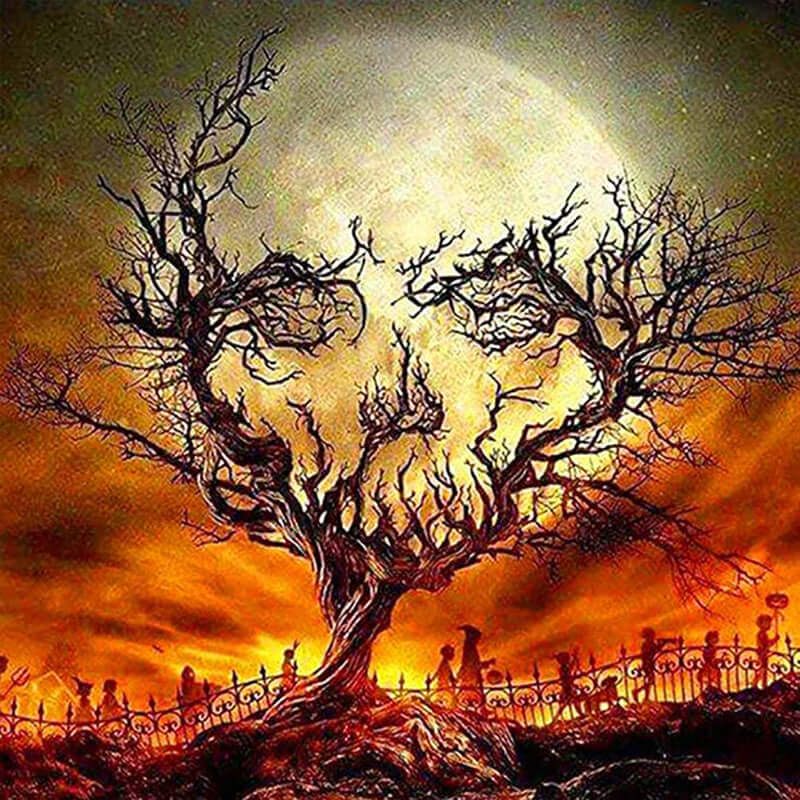 Poster Halloween Diamond Painting Kit DIY Craft