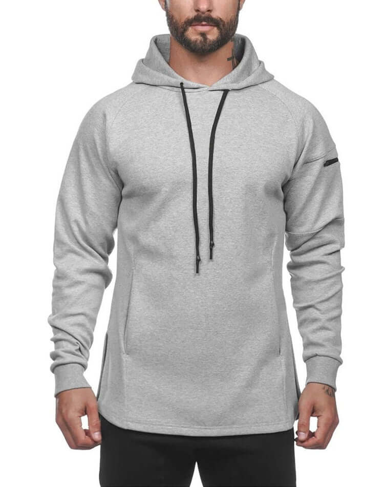 Men's sports and leisure hoodie