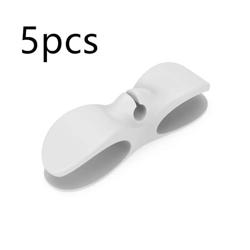 Wire Cable Organizer Plug Retainer Management Clip Adhesive Power Cord Winder Home Kitchen Appliances Durable Winder