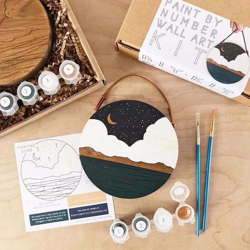 DIY Craft Kit Digital Painting Anime Home Decoration