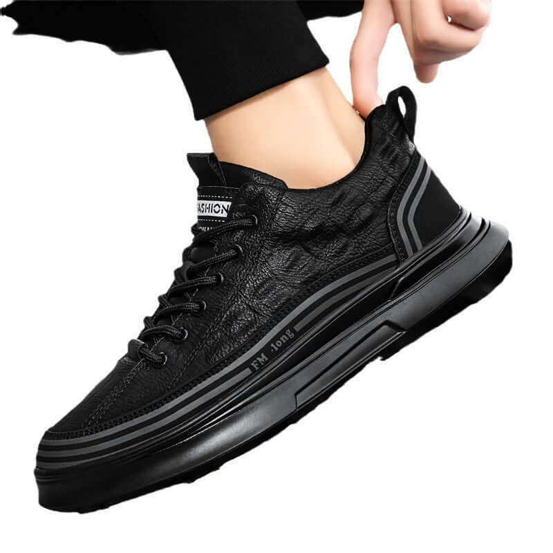 Leather Waterproof Sneakers Sports And Leisure