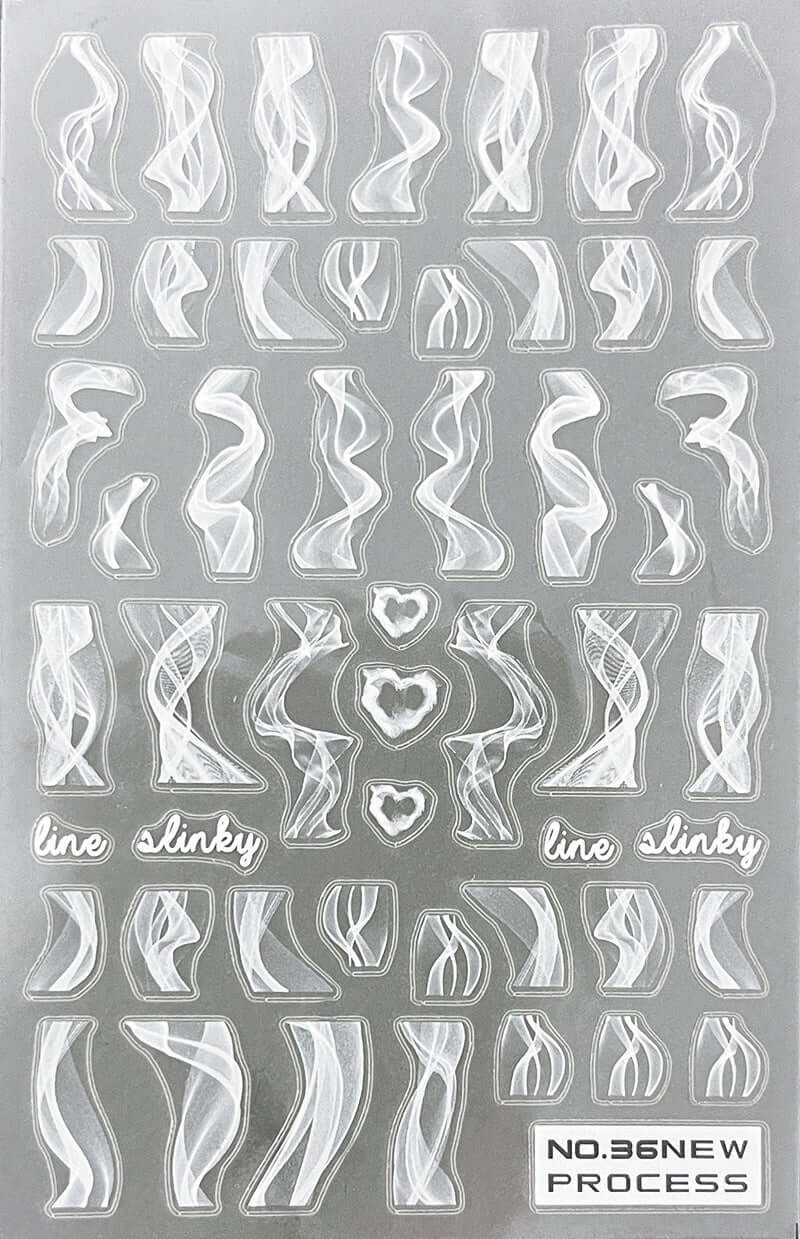 New Craft Thin Tough Frosted Nail Sticker