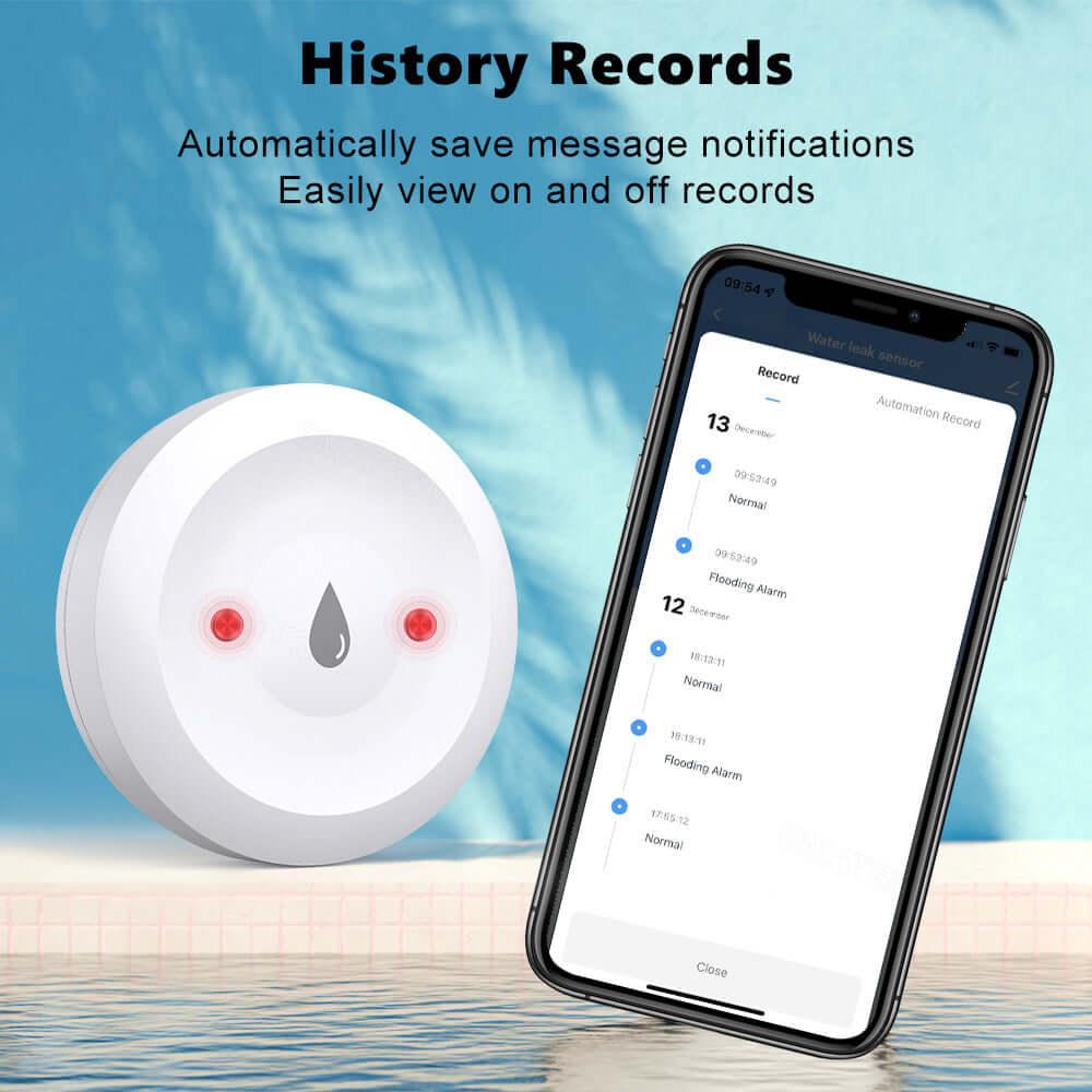 Control Security Alarm Smart Home Leak Detector