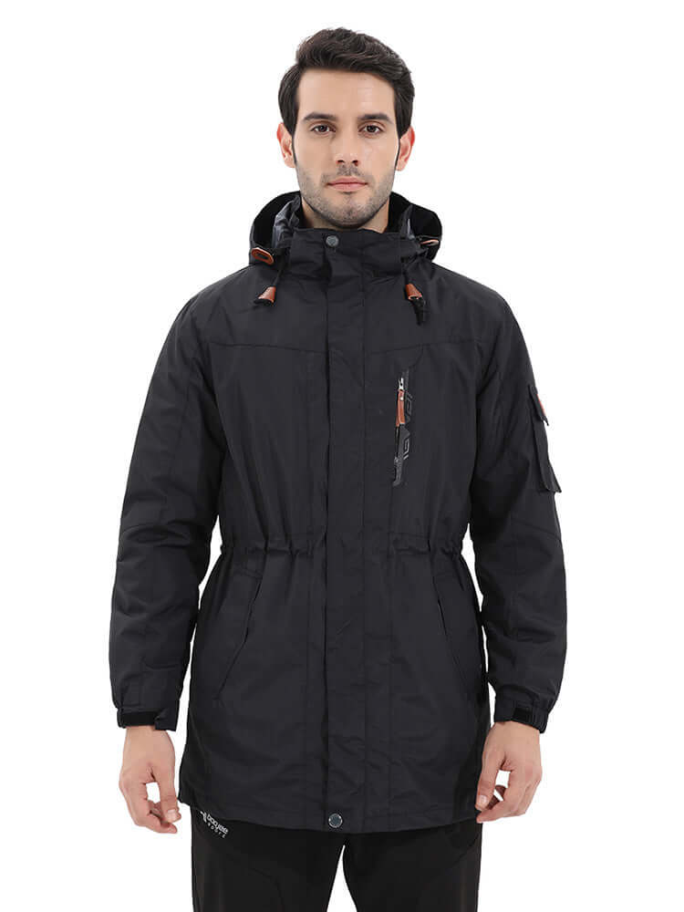 Men Sports And Leisure Warm Waterproof Jacket