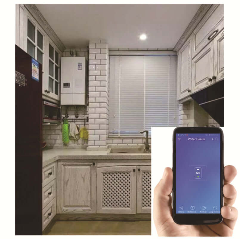 Smart WIFI water heater touch switch mobile phone remote control high power switch