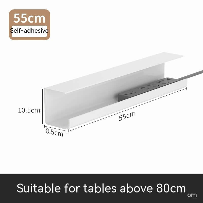 Cable Management Rack Punch-free Storage Box Computer Desk Bottom Wire Fixed Power Strip