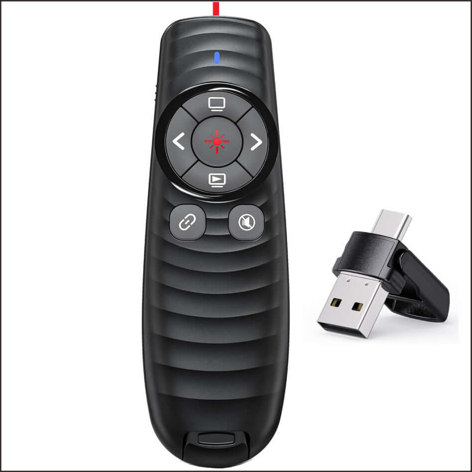 Dual Receiving Laser Pointer With Remote Control Rechargeable
