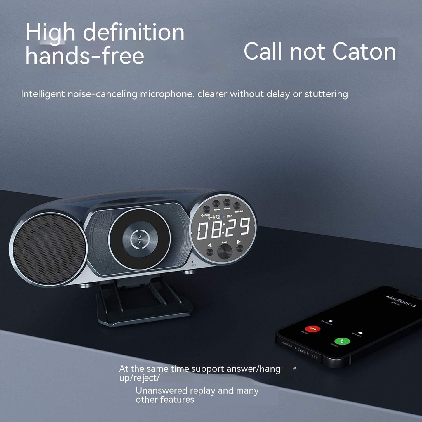 Ambience Light Wireless Charger Bluetooth Audio