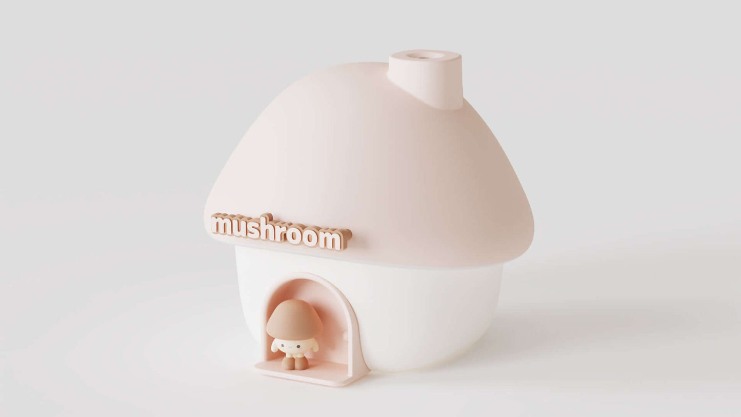 Mushroom House Ambience Light Mute Humidifier