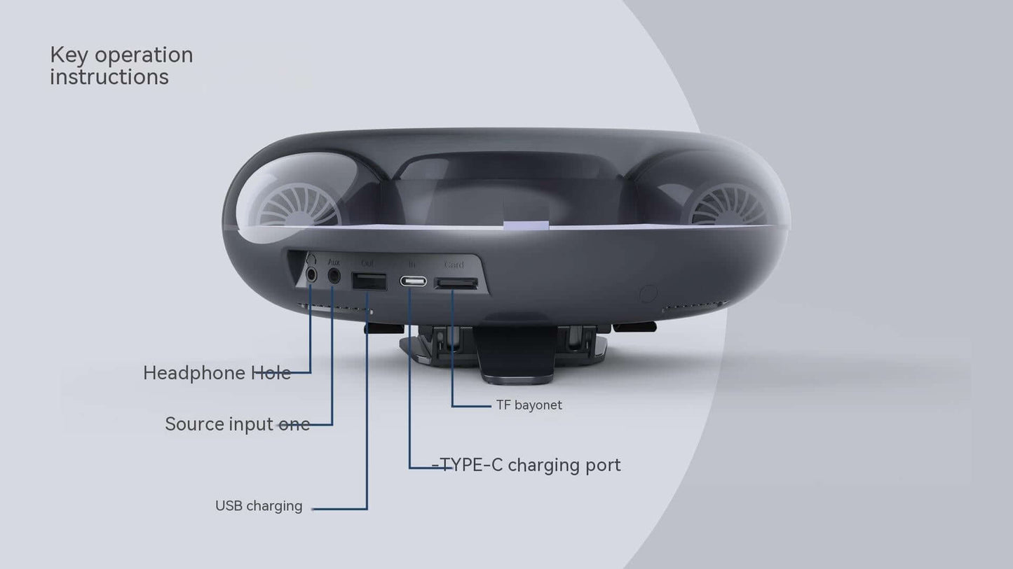 Ambience Light Wireless Charger Bluetooth Audio