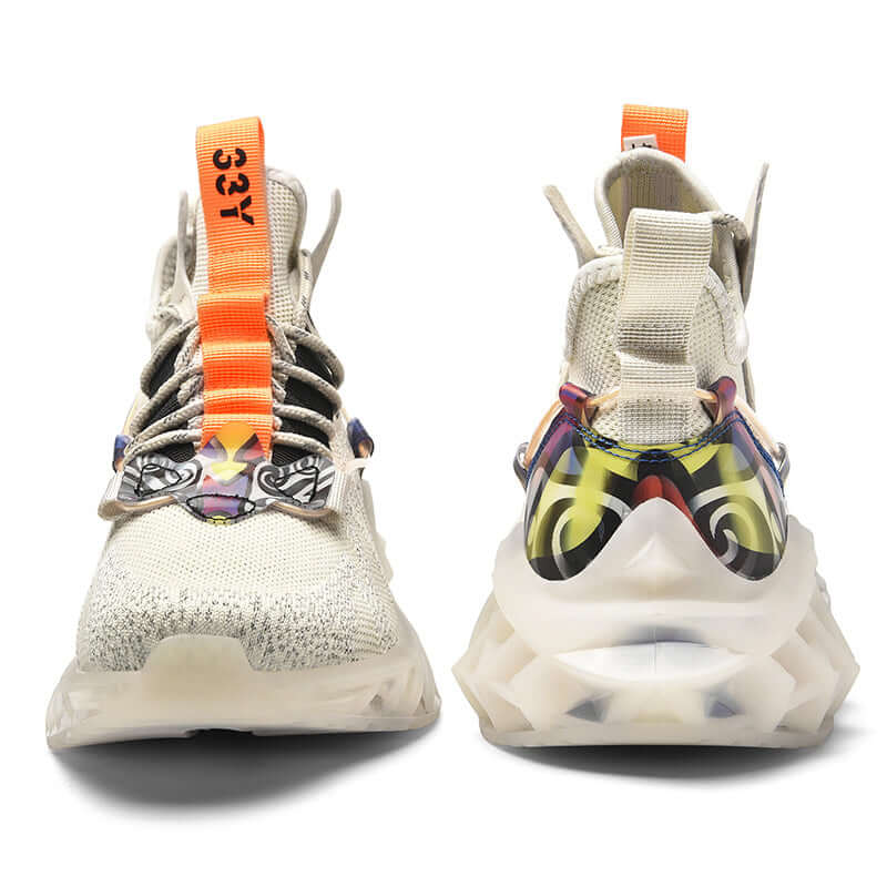 Men's Shoes White Luminous Sports And Leisure