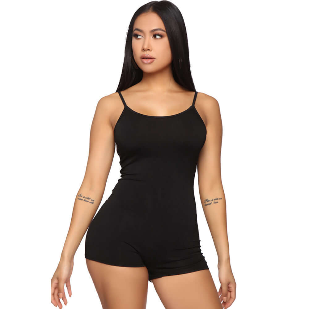 Women's Sports And Leisure Suspender Jumpsuit