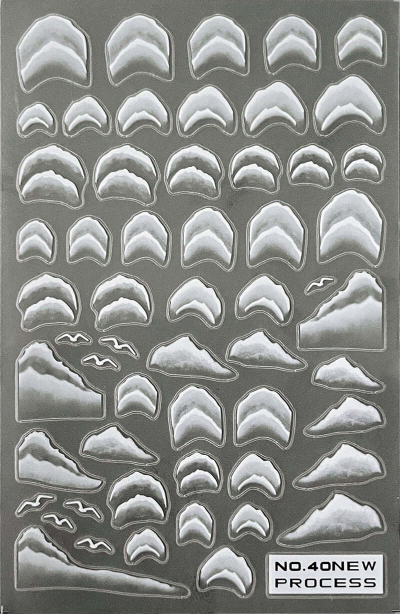 New Craft Thin Tough Frosted Nail Sticker